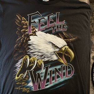 American thunder Feel the Wind vintage tshirt